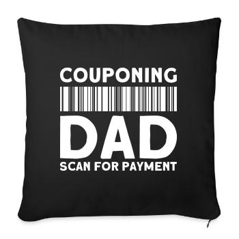 Coupon Shopper Discount Couponer Vente à prix réduit - Housse de coussin décorative 45 x 45 cm - noir - Devant