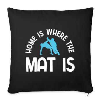 Grappling Martial Arts Wrestling - Sofakissenbezug 45 x 45 cm - Schwarz - Vorne