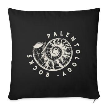 Palentology Rocks Funny Paleontologist - Sofakissenbezug 45 x 45 cm - Schwarz - Vorne