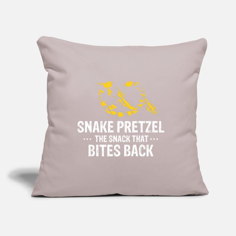 King python design pour les amateurs de serpents Housse de coussin décorative 45 x 45 cm