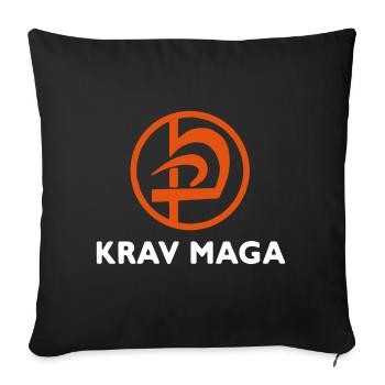 Krav Maga Mixed Martial Arts Self Defense - Sofa pillowcase 17,3'' x 17,3'' (45 x 45 cm) - black - Front