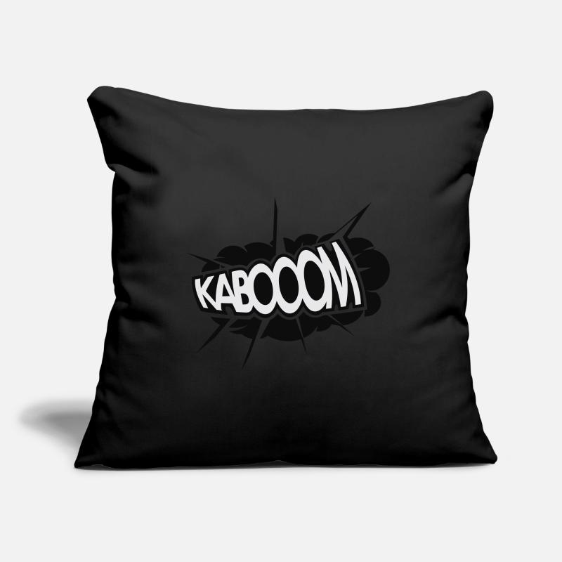Comic Language KABOOOM (explosion) Sofa pillowcase 17,3'' x 17,3'' (45 x 45 cm)