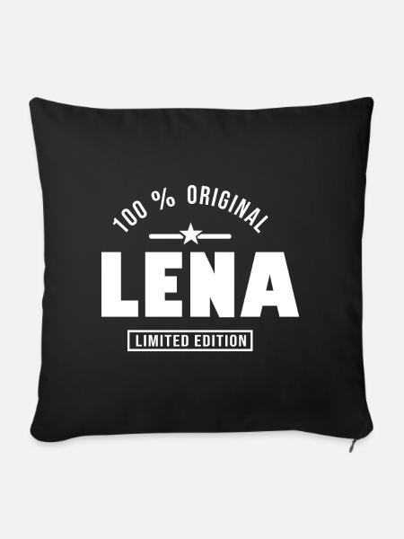 Lena Lena - Sofakissenbezug 45 x 45 cm - Schwarz