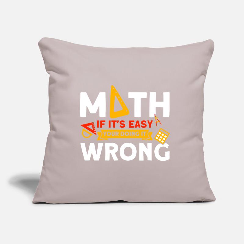 Math Mathématiques Sciences Math Cadeau Housse de coussin décorative 45 x 45 cm