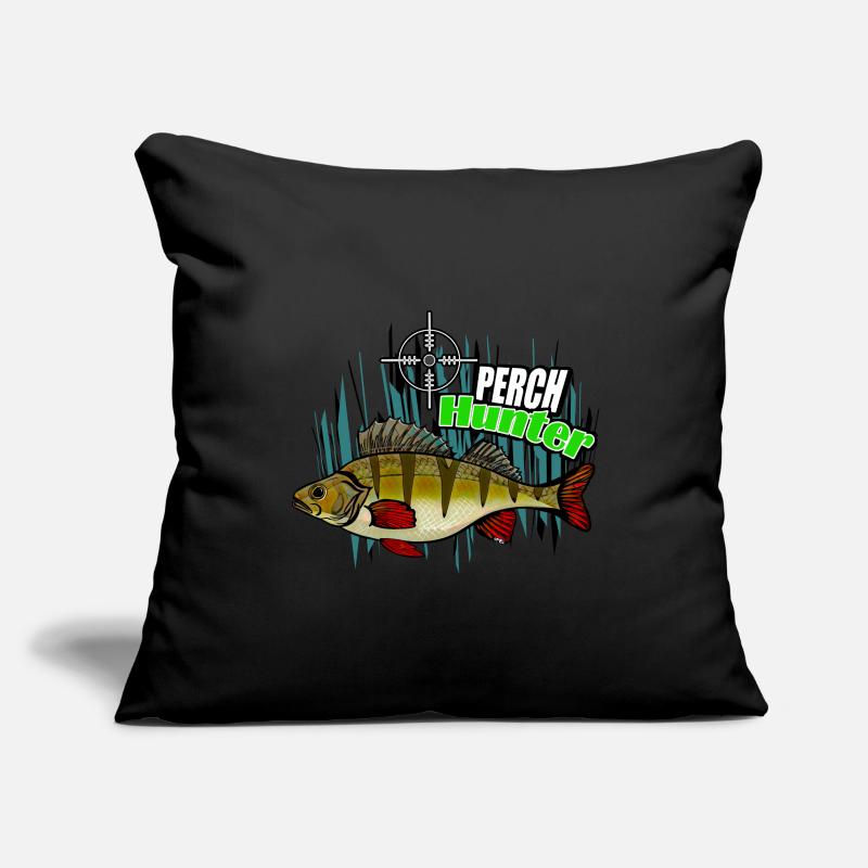 Chasseur de perches Housse de coussin décorative 45 x 45 cm