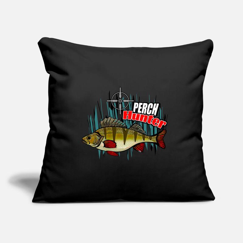 Chasseur de perches Housse de coussin décorative 45 x 45 cm