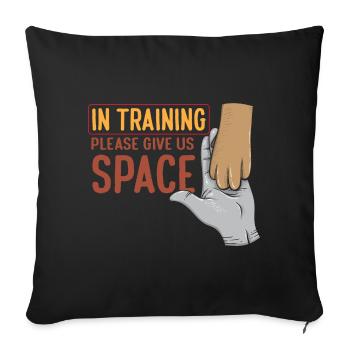 Funny Dog Trainer Agility Dog Training Give Us - Sofakissenbezug 45 x 45 cm - Schwarz - Vorne