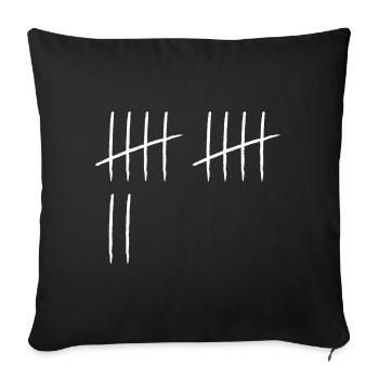 12th Birthday Party Funny 12 Years Old Birthday - Housse de coussin décorative 45 x 45 cm - noir - Devant