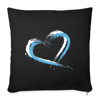 San Marino - Sofa pillowcase 17,3'' x 17,3'' (45 x 45 cm) - black - Front