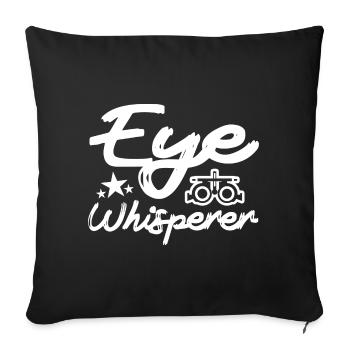 Ophthalmologist Optometry Optician Optician Optician Optician - Sofa pillowcase 17,3'' x 17,3'' (45 x 45 cm) - black - Front