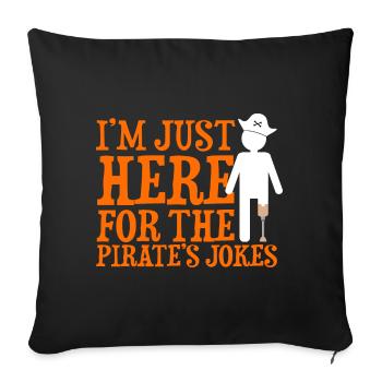 Conception de jambe bionique pour prothèses de jambe - Housse de coussin décorative 45 x 45 cm - noir - Devant