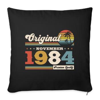 40e anniversaire Légende Novembre 1984 Volume 84 - Housse de coussin décorative 45 x 45 cm - noir - Devant