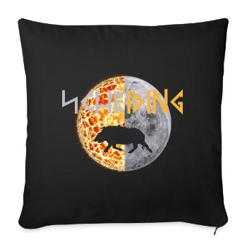 mabon scheiding haustblot freyr - Sofakissenbezug 45 x 45 cm - Schwarz - Vorne