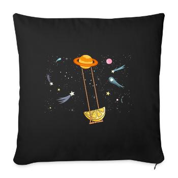 Lemonade Lemon Lemonade Lemonade Lemonade Stand Design - Sofa pillowcase 17,3'' x 17,3'' (45 x 45 cm) - black - Front