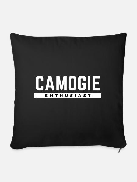 Camogie-Enthusiasten. - Sofakissenbezug 45 x 45 cm - Schwarz