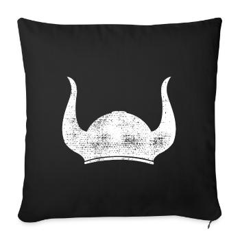 Vikinger - Sofakissenbezug 45 x 45 cm - Schwarz - Vorne