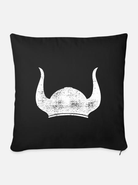 Vikinger - Sofakissenbezug 45 x 45 cm - Schwarz