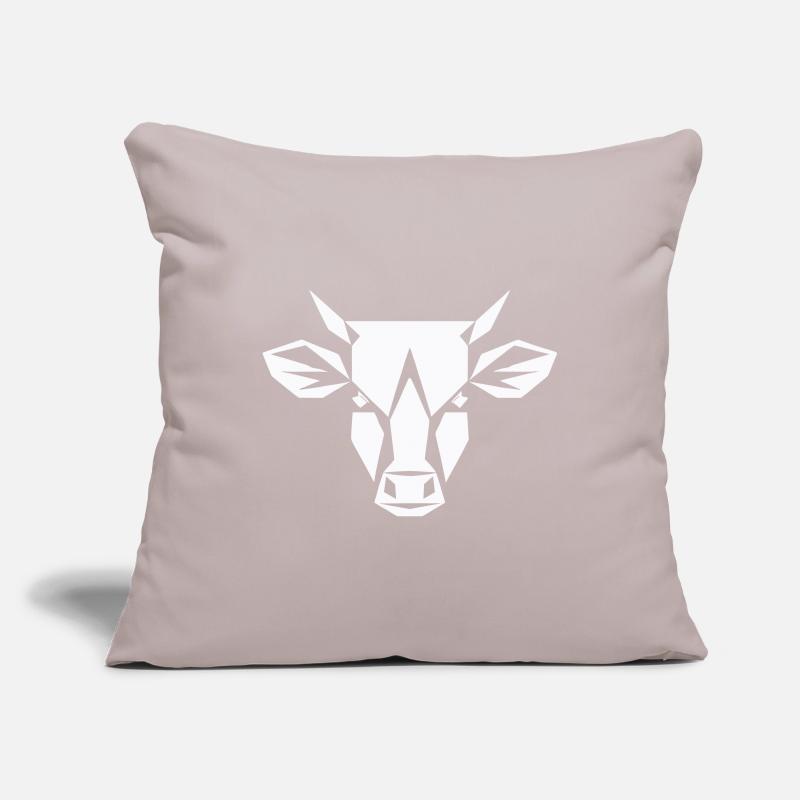 Polygone de taureau - Conception agricole Housse de coussin décorative 45 x 45 cm