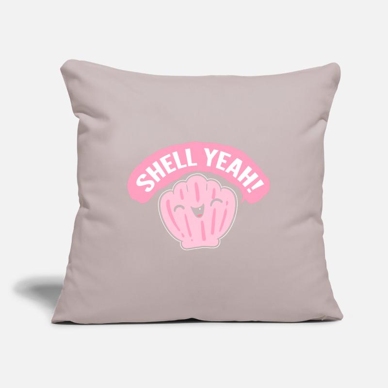 Shell yes! Beach lovers Sofa pillowcase 17,3'' x 17,3'' (45 x 45 cm)