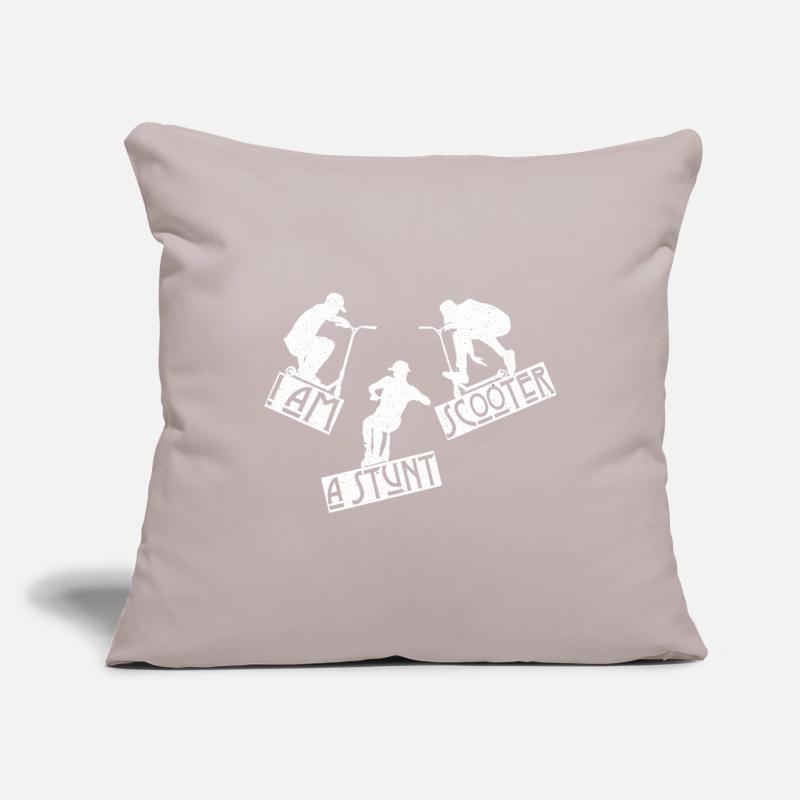 Scooter Stunt Stunts Tretroller E-Roller Geschenk Sofakissenbezug 45 x 45 cm