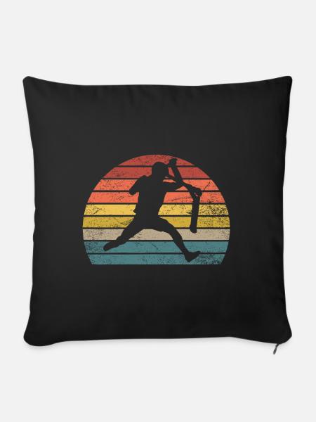 Cascade de scooter - Housse de coussin décorative 45 x 45 cm - noir