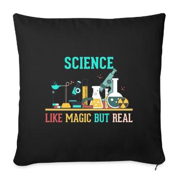 SCIENCE - LIKE MAGIC BUT REAL - Housse de coussin décorative 45 x 45 cm - noir - Devant