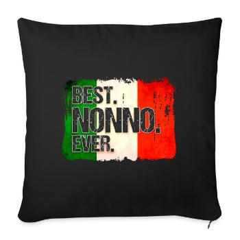 Vintage Grandfather Grandfather Grandpa - Sofa pillowcase 17,3'' x 17,3'' (45 x 45 cm) - black - Front