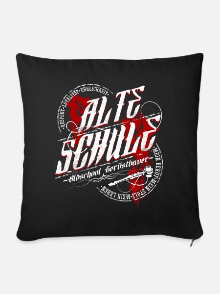 Gerüstbauer Shirt bedruckt in top Markenqualität - Sofakissenbezug 45 x 45 cm - Schwarz