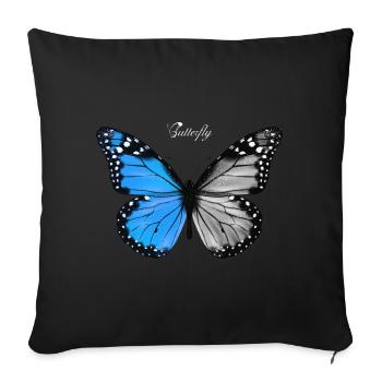 Battery Graphic - Sofa pillowcase 17,3'' x 17,3'' (45 x 45 cm) - black - Front