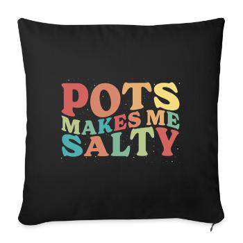 Sensibilisation à la dysautonomie Maladie chronique - Housse de coussin décorative 45 x 45 cm - noir - Devant