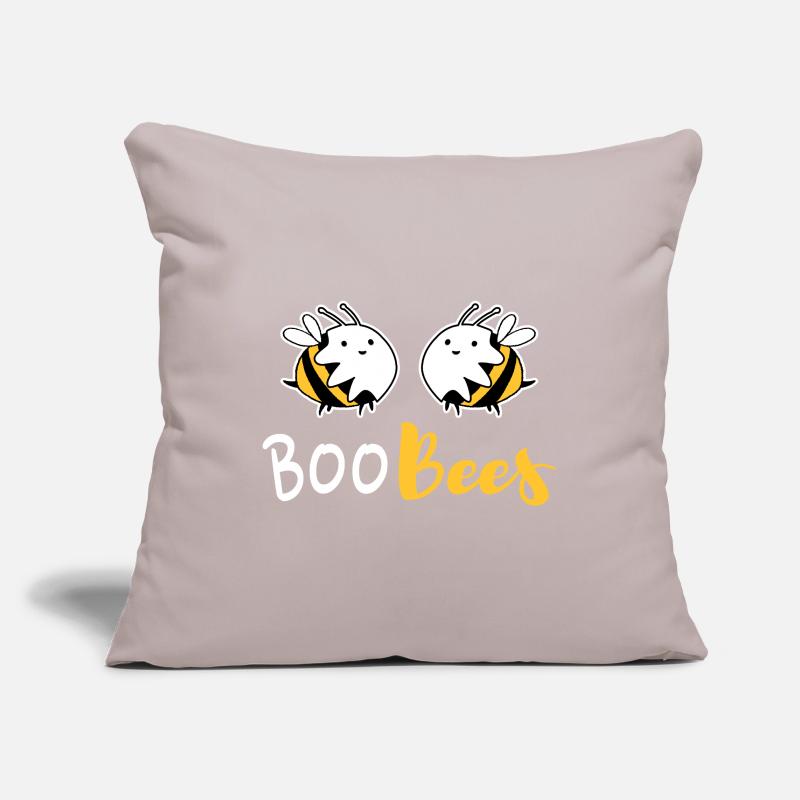 Cute Ghost Bees Design Boo Bees Ghost Sofa pillowcase 17,3'' x 17,3'' (45 x 45 cm)