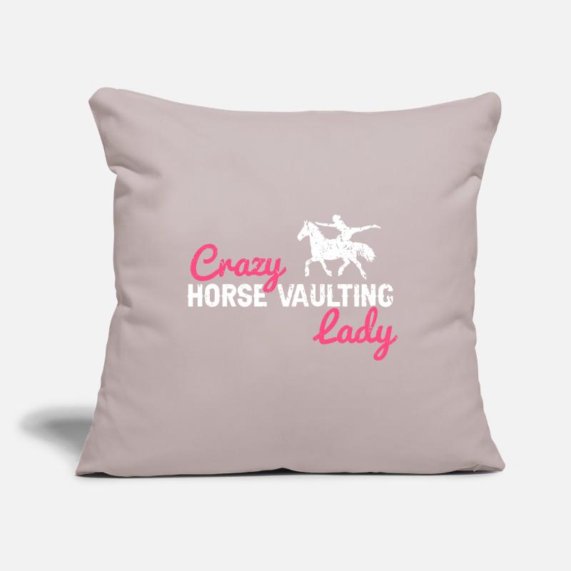Conception de voûte et conception de chevaux de voûte Housse de coussin décorative 45 x 45 cm