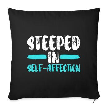 Self Love Motivation Self Worth I Love Myself - Sofa pillowcase 17,3'' x 17,3'' (45 x 45 cm) - black - Front