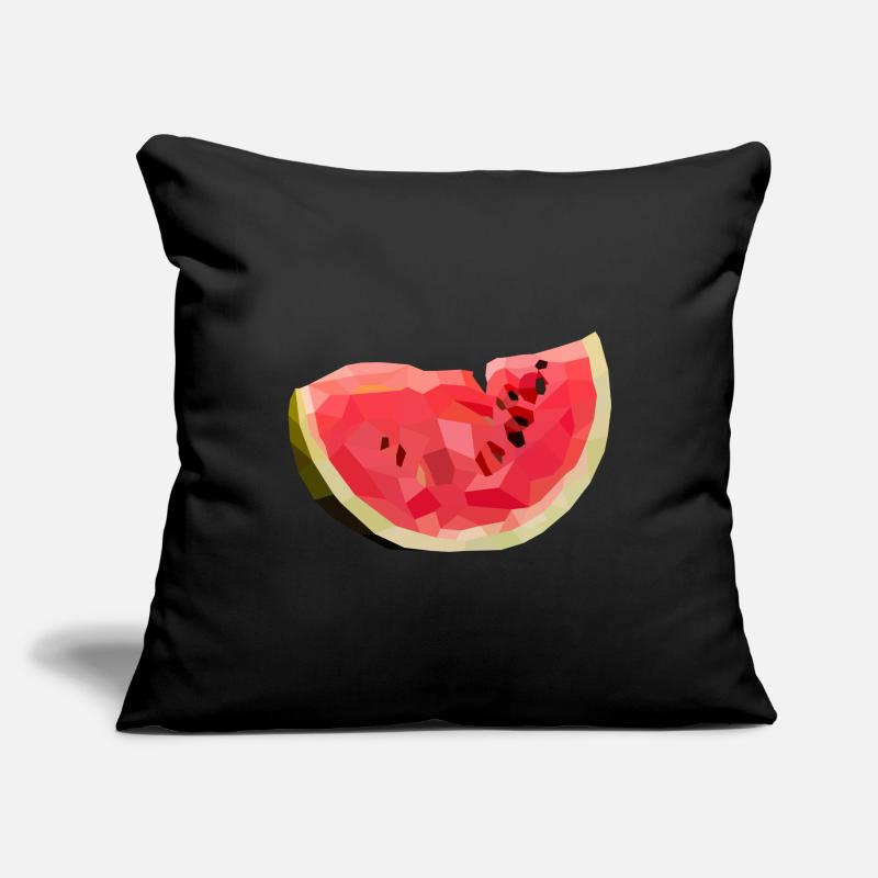 Melone Melon dans le style polygone Housse de coussin décorative 45 x 45 cm