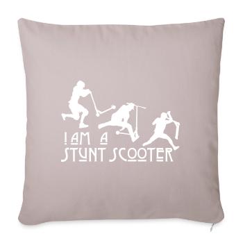 Stunt scooter - Sofa pillowcase 17,3'' x 17,3'' (45 x 45 cm) - light taupe - Front