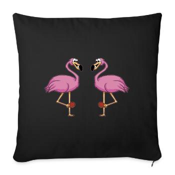 Table Tennis Outfit Women's Cat - Sofa pillowcase 17,3'' x 17,3'' (45 x 45 cm) - black - Front