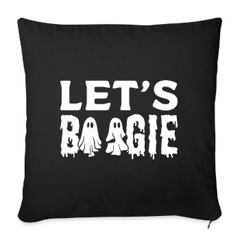 Let's Boogie Ballsaaltänzerin - Sofakissenbezug 45 x 45 cm - Schwarz - Vorne