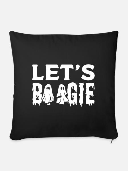 Let's Boogie Ballsaaltänzerin - Sofakissenbezug 45 x 45 cm - Schwarz