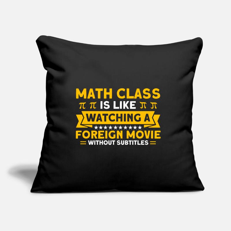 Math Mathématiques Sciences Math Cadeau Housse de coussin décorative 45 x 45 cm