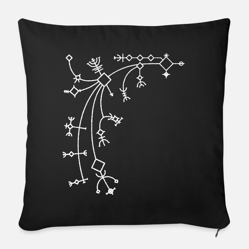 God of War Ragnarök Leviathan-Axt - Sofakissenbezug 45 x 45 cm - Schwarz