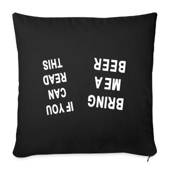 Apporte-moi de la baie - Housse de coussin décorative 45 x 45 cm - noir - Devant