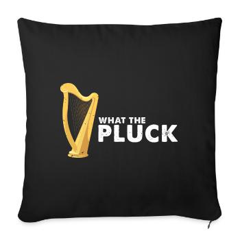 Conceptions de joueurs de harpe pour les conceptions de joueurs de harpe - Housse de coussin décorative 45 x 45 cm - noir - Devant