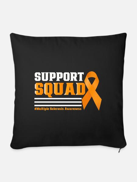 Multiple Sklerose Awareness Day Multiple Sklerose - Sofakissenbezug 45 x 45 cm - Schwarz