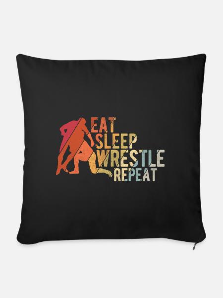 Grappling Martial Arts Wrestling - Sofakissenbezug 45 x 45 cm - Schwarz