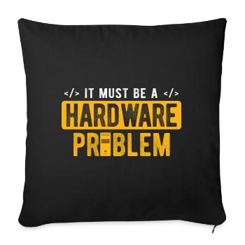 Software Ingenieur Informatiker Programmierer - Sofakissenbezug 45 x 45 cm - Schwarz - Vorne