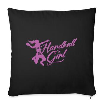 Handball Player Dabbing HandballEr Sport Gift - Sofa pillowcase 17,3'' x 17,3'' (45 x 45 cm) - black - Front