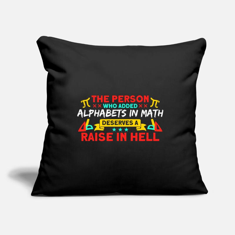 Math Mathématiques Sciences Math Cadeau Housse de coussin décorative 45 x 45 cm