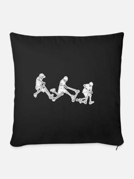 Scooter Tretroller - Sofakissenbezug 45 x 45 cm - Schwarz