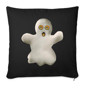 Halloween Ghost Ghosts Halloween Costume - Sofa pillowcase 17,3'' x 17,3'' (45 x 45 cm) - black - Front
