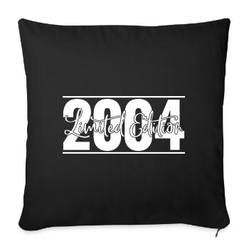 Limited edition 2004 - Sofa pillowcase 17,3'' x 17,3'' (45 x 45 cm) - black - Front